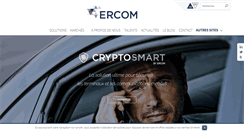Desktop Screenshot of ercom.fr